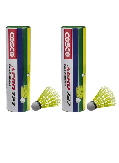 اشتري Value Pack Of 12 Premium Nylon Shuttlecocks In 2 Tubes Of 6 Shuttles Each في الامارات