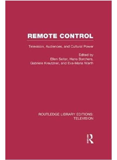 Buy Remote Control  Television  Audiences  and Cultural Power  Ed   1 in Egypt