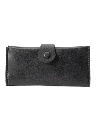 Buy Multifunctional Leather Wallet Black in UAE