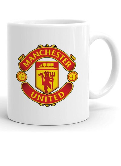 Buy Ceramic mug with the “Manchester United FC logo” design printed in white in Saudi Arabia