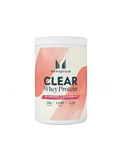 Buy Clear Whey Isolate Cranberry Raspberry 498g 20 Servings in UAE