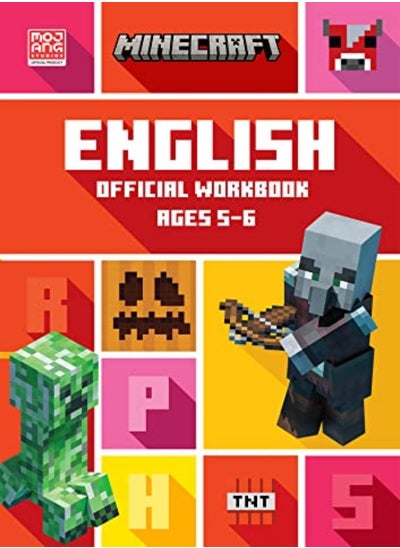 Buy Minecraft English Ages 5-6: Official Workbook in UAE