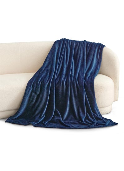 Buy 80 x 90inch Flannel Double Layer Sofa Cover Blanket in UAE