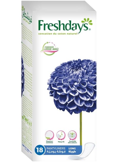 Buy Freshdays Pantyliners Long  18 Pads in Egypt