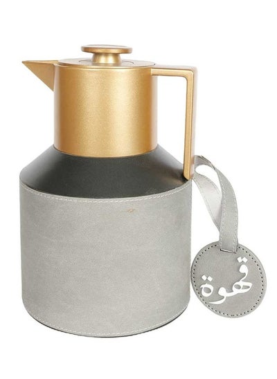 Buy Coffee Thermo Flask | Vacuum Pot | Heat Insulated Thermos | 1.0 Litre Dallah | Arabic Carafe | Jug Dalla | Coffeepot in UAE