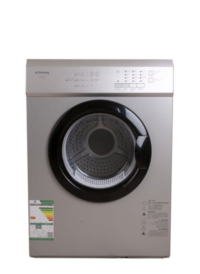 Buy Starway 7 Kilo Drying Machine, Multi Programs, Air Ventilation, Anti-wrinkle feature, Kids Lock, Silver. in Saudi Arabia