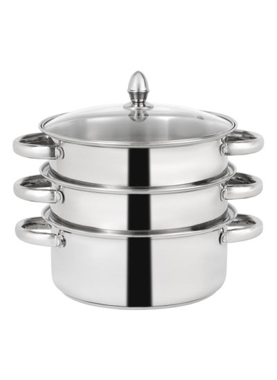 Buy Delcasa 3 Layer Steamer Pot- DC2931 in UAE