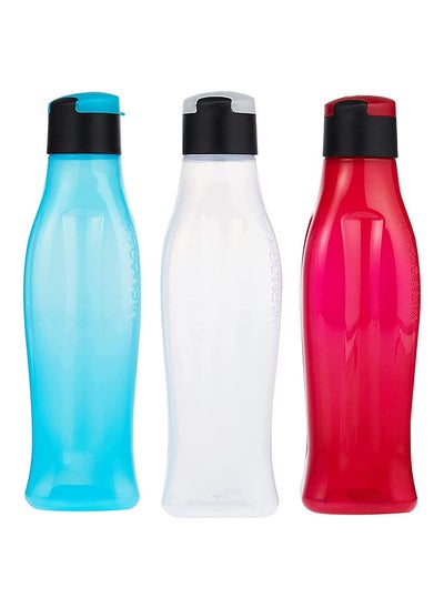 اشتري Varmora Aqua rio Water Bottle 3pc Set Asst 750 ML في الامارات