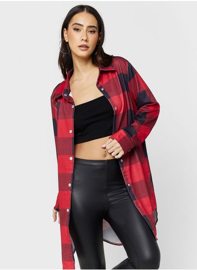 Buy Oversize Plaid Shirt in Saudi Arabia