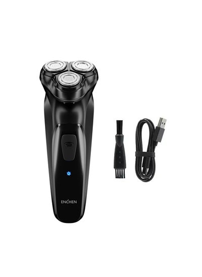 Buy Electric Shaver Blackstone-C Men's Washable USB Rechargeable Facial Shave Machine in UAE