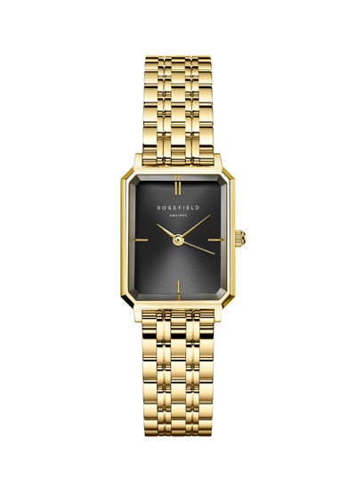 Buy Rosefield Octagon XS Black Sunray Steel Gold Women Watch - OBGSG-O61 in UAE