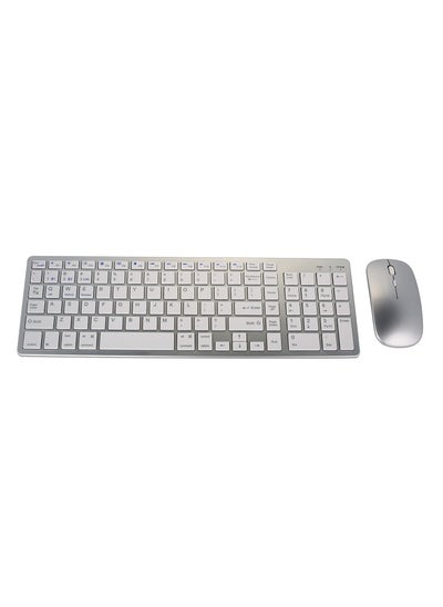 Buy New 2.4G Bluetooth 5.0 Dual-Mode Wireless Keyboard Mouse ComboGray black-single keyboard Gray black-single keyboard in Saudi Arabia