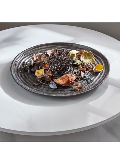 اشتري Splendid Metal Decorative Plate 25 x 2 x 25 cm في الامارات