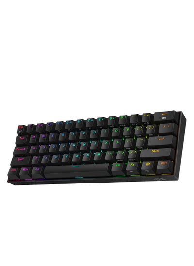 اشتري Redragon K530 Wired Pro Draconic 60% Compact RGB Wireless Mechanical Keyboard , Black | K530-PRO-RED في الامارات