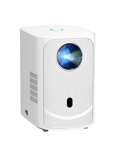 Buy Mini Projector Wireless Mirroring Patented Dust-Proof Structure - White in Saudi Arabia