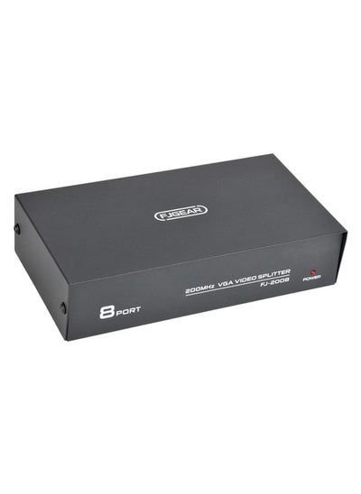 اشتري FJGEAR FJ-2008 VGA Splitter 1 In 8 Out Computer Vedio Output Splitter, EU Plug في السعودية