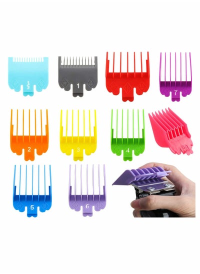 اشتري Hair Clipper Limit Guide Combs Replacement Guards Set Attachment Guide Combs Compatible with Many Wahl Clippers and Trimmers,Hair Clipper Limit Comb Guide في الامارات