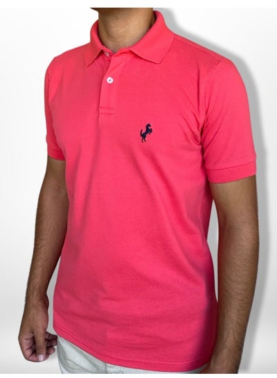 Buy Horse Polo Classic Polo Shirt, Coral in Egypt
