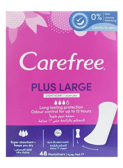 اشتري Pantyliners Light Scent Plus Large 48 Panty Liners في الامارات