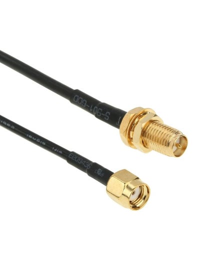 Buy 2.4GHz Wireless RP-SMA Male to Female Cable (178 High-frequency Antenna Extension Cable), Length: 6m(Black) in Saudi Arabia