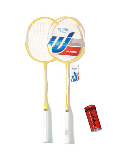 Buy Badminton Racket Durable Adult Set Training Dribbling in Saudi Arabia