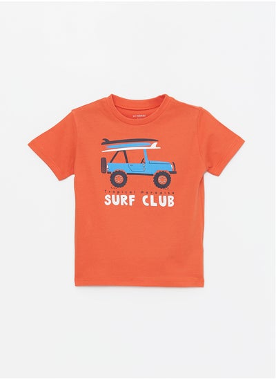 Buy Crew Neck Short Sleeve Baby Boy T-Shirt in Egypt