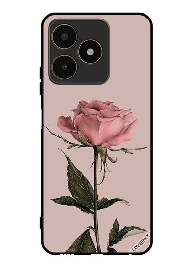 اشتري Protective Case Cover For Realme C53 Peach Rose في السعودية