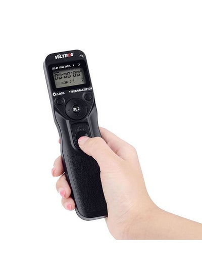 اشتري VILTROX Time Lapse Intervalometer Timer Remote Control Shutter with C3 Cable for Canon 1D Series 5D 5DII 5DIII 7D 10D 20D D30 40D 50D في الامارات