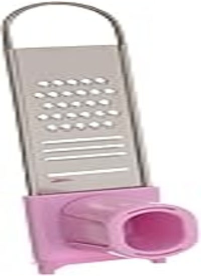 Buy Stainless Steel Garlic Grater With Plastic Handle - Silver Purple in Egypt