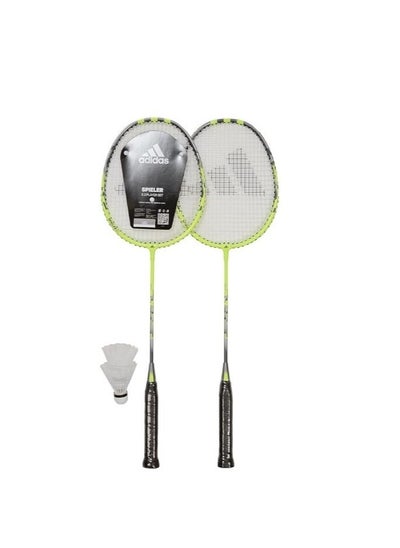 اشتري Adidas Spieler-E 2 Player Set Racket Shock Yellow في الامارات