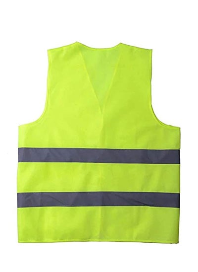 Buy Reflective Vest Working Clothes High Visibility Day Night Warning Safety Vest Traffic Construction Safety Clothing (green) in UAE