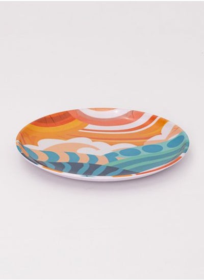 Buy Bright Designs Melamine Small Plate  Set of 6 (D 18cm)AI in Egypt