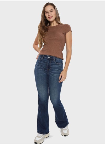 اشتري Flared High Waist Jeans في الامارات