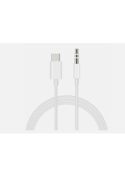 Buy Type C to 3.5mm AUX Audio Jack Adapter Cable for all Type C Devices - 1m length in Egypt