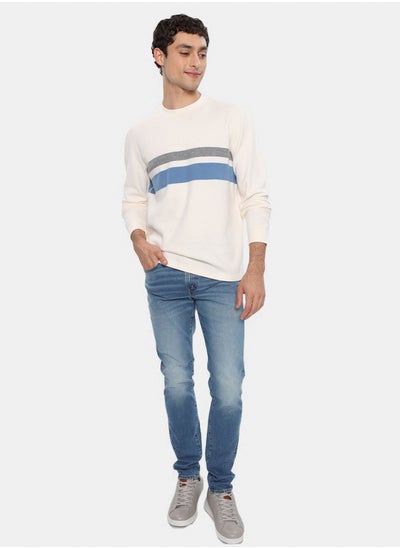 Buy AE Long-Sleeve Striped Thermal T-Shirt in Egypt