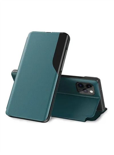 Buy Protective Flip Case Cover for Apple iPhone 12 Pro Max Green in Saudi Arabia