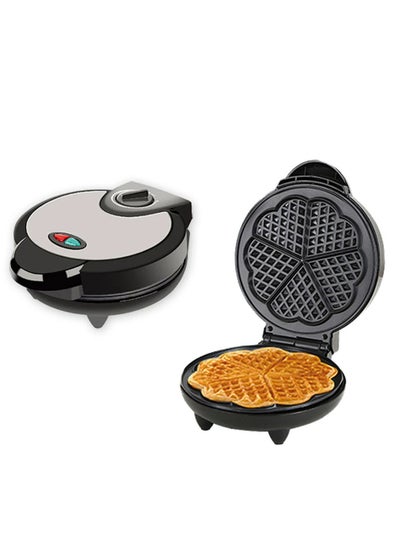 Buy Black Non-Toxic Waffle Maker Health While Enjoying Tasty Waffles Heater-resistant Non-Stick in UAE