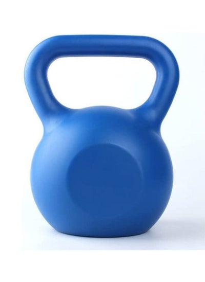 اشتري Kettlebell For Men & Women Vinyl Coated Cast Iron Kettlebell Excercise Fitness Kettlebell For Home & Gym Strenght Workout (20Lbs Dark Blue) في الامارات