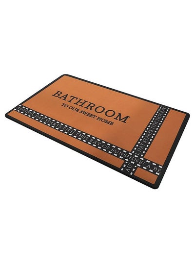 Buy Floor Carpet Anti -Skisting Room Carpet Diatom Mud Super Fine Fiber Bathroom Pad Powerful And Fast Easy ToClean50x80cm in UAE