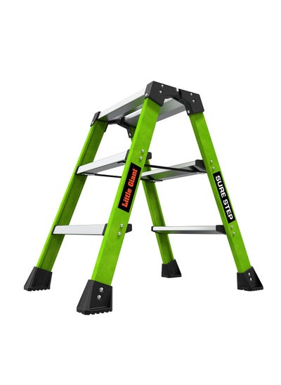 Buy Little Giant Ladders, SURE STEP, 3-Step Model - ANSI Type 1AA - 375 lb Rated, Double-Sided Fiberglass Step Stool in UAE