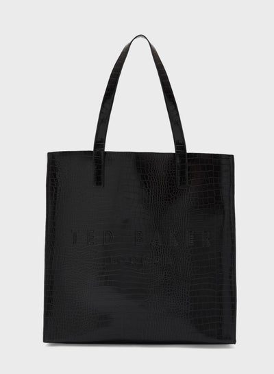 Buy Croccon Croc Detail Large Icon Tote Bag in UAE