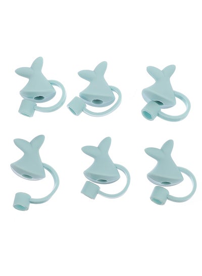 Buy 6 Pcs Straw Dust Plug Leakproof Straw, Decor Straw Protector Silicone Straw, For Tumblers Dust Proof Drinking Straw Caps For Reusable Straws Tips Lids in Saudi Arabia