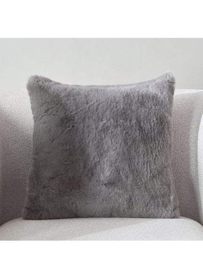 Buy Faux Rabbit Fur Cushion 45 x 45 cm in UAE