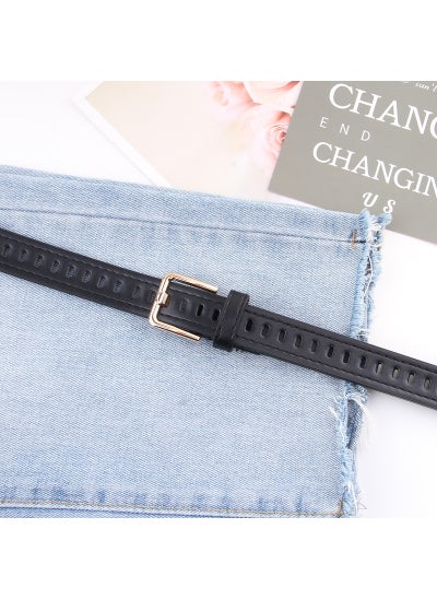 اشتري Chic Hollowed-Out Womens Belt for JeansBlack Black في الامارات