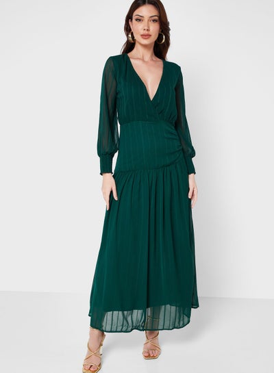 Buy Ruched Waist Detail Dress in UAE