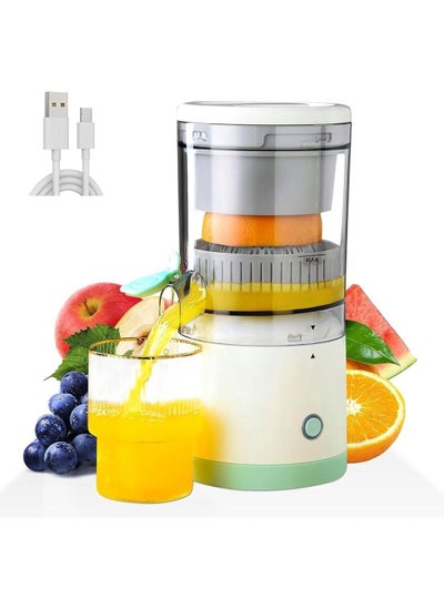 Buy Citrus Juicer Machines Rechargeable - Portable Juicer with USB and Cleaning Brush for Orange, Lemon, Grapefruit in UAE