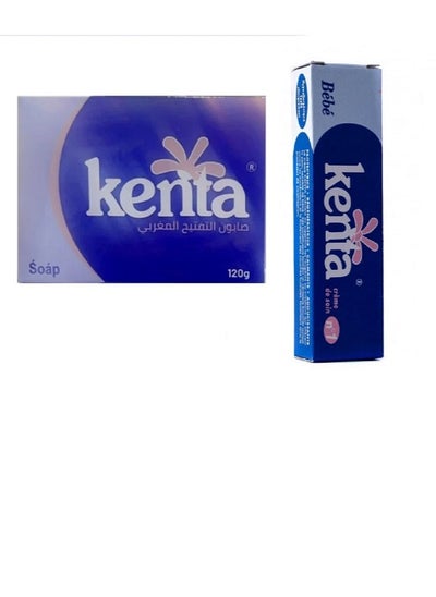 Buy Kenta Moroccan Cream with Soap for Lightening in Saudi Arabia