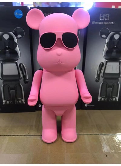 اشتري New B2 Teddy Bear Bluetooth Speaker Home Subwoofer B3 pink trumpet في الامارات