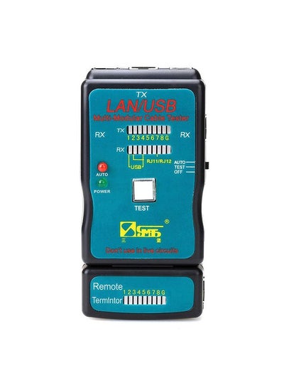 Buy Cable end tester to ensure the integrity of connections – RX – TX – RJ11 – RJ45 – USB / CT-168 in Egypt