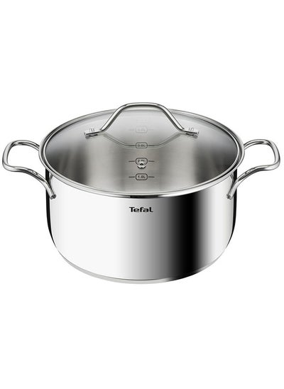 Buy Intuition 24 cm Casserole Premium Stainless Steel 18/10 4.9 L Induction in UAE